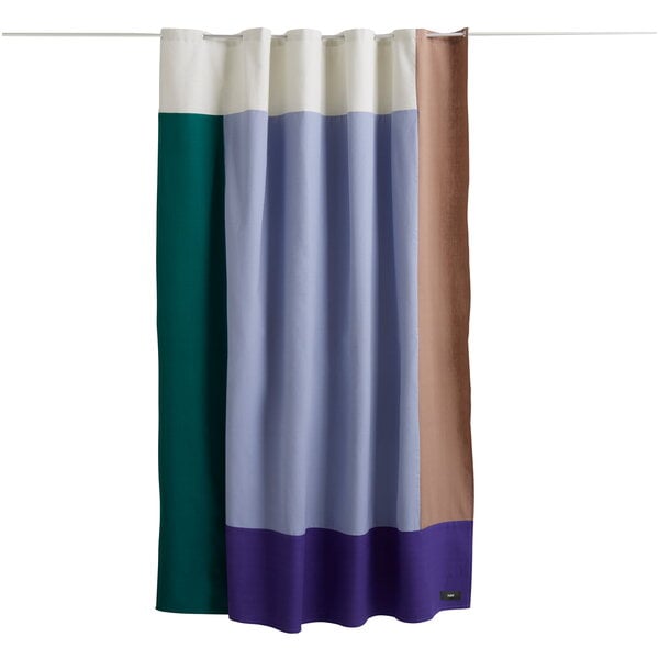 Pivot shower curtain